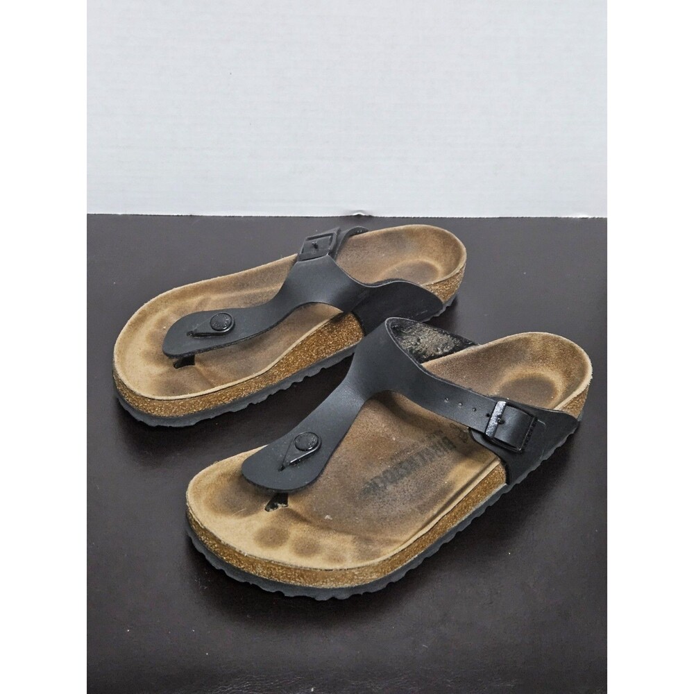 Sz 8 - Birkenstock Gizeh Women's Thong Sandal - Black